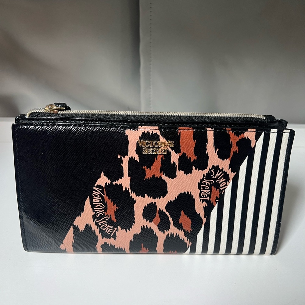 Victoria's Secret Black and Pink Wallets